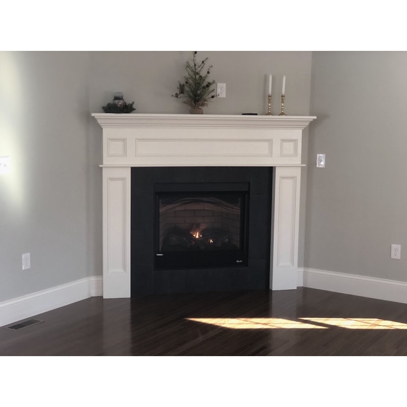 Crafted Cabintery Decorative Mantel Fireplace Surround Wayfair